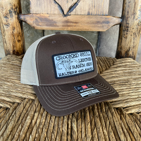 Logo Patch Hat - Brown