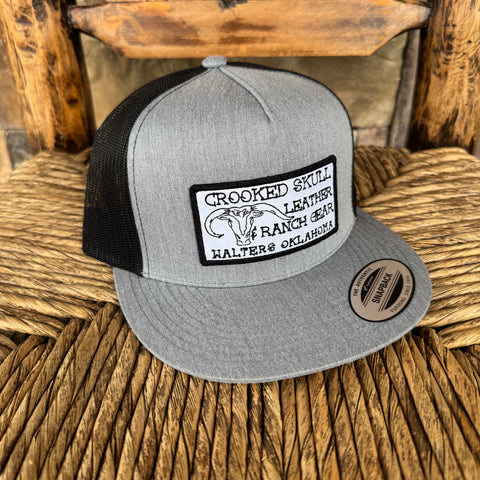Logo Patch Hat - Grey & Black