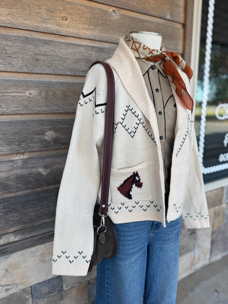 Western Horse Sweater