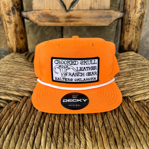 Logo Patch Hat - Orange