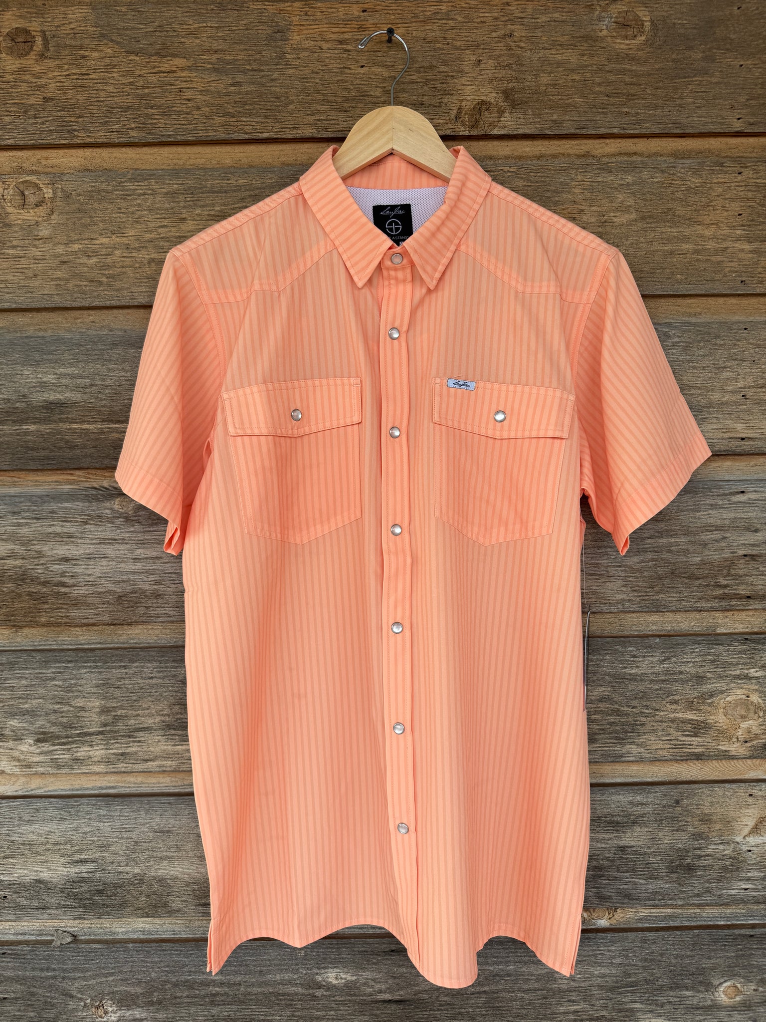 Peach Performance Short Sleeve