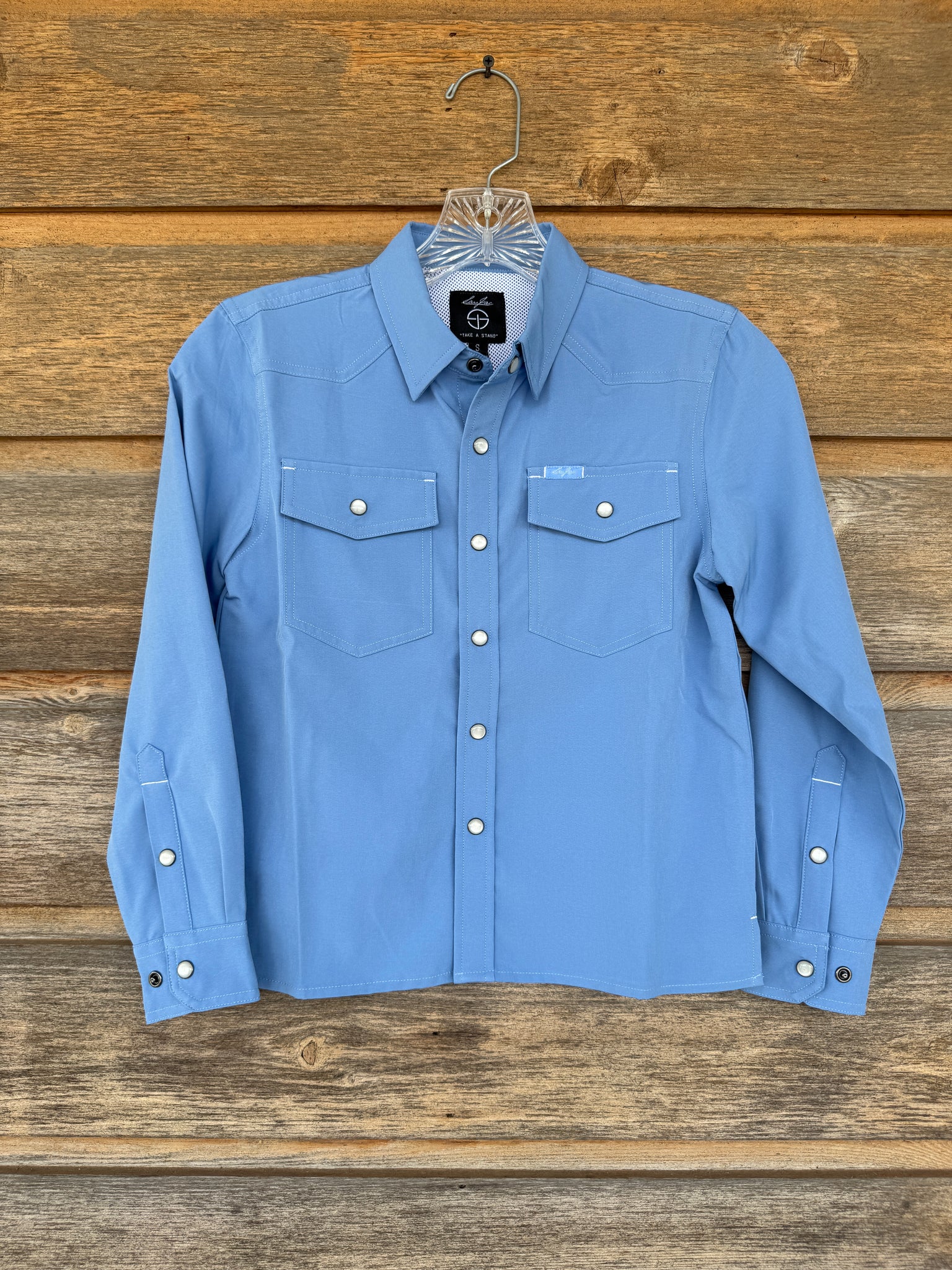 Youth Performance Long Sleeve - Sky Blue