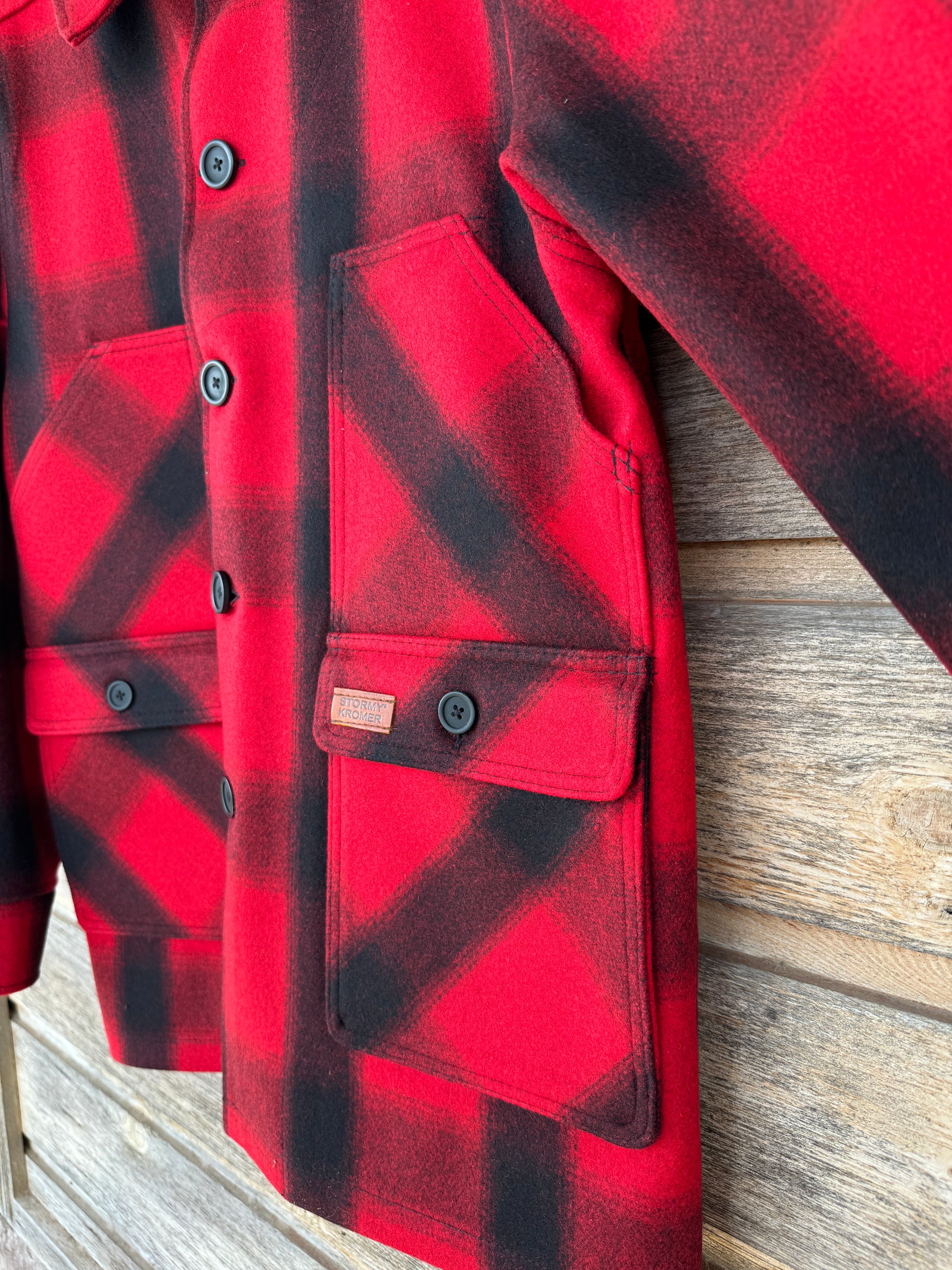 【HYKE】MACKINAW COAT BLACK 1 The Mackinaw Hunting Coat | Stormy Kromer®