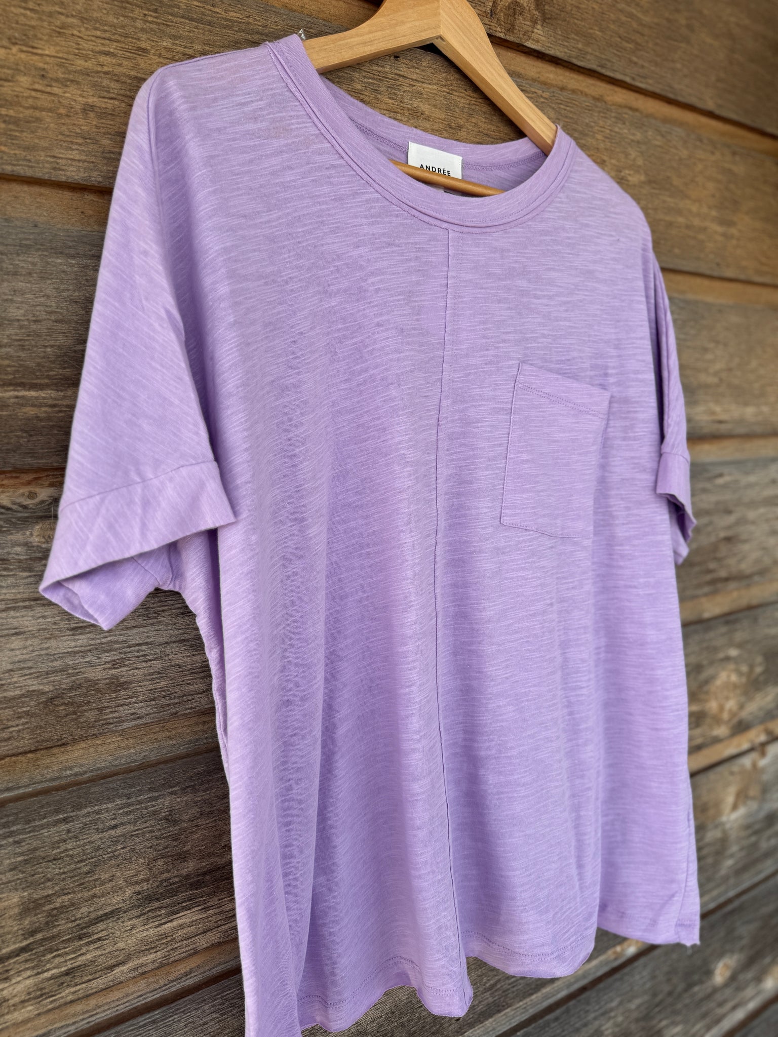 Lilac Oversized Top