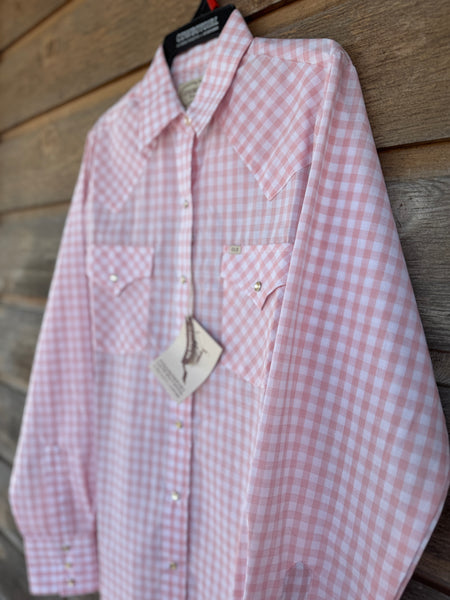 Cowboygirl Blossom Gingham Longsleeve