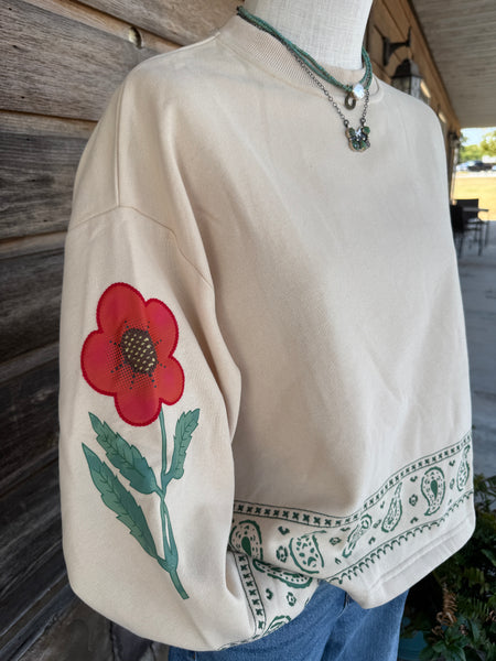 The Paisley Sweatshirt