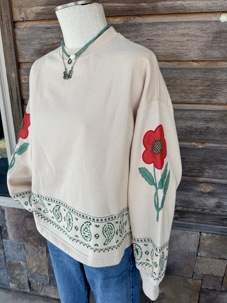 The Paisley Sweatshirt