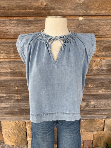 Denim Summertime Top
