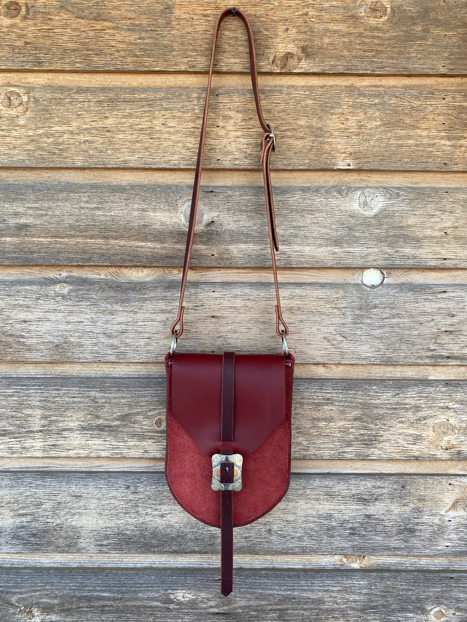 Legging Pocket Purse - Rusty Red