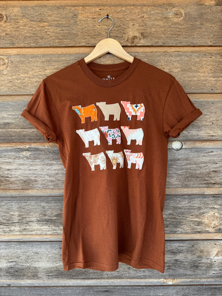 Quilted Cattle T-Shirt