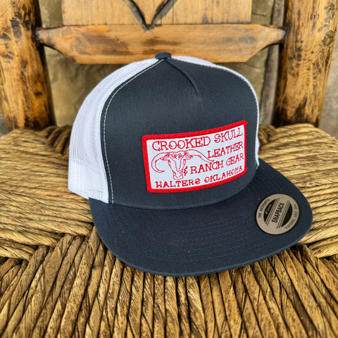 Logo Patch Hat - Navy w/ Red Patch