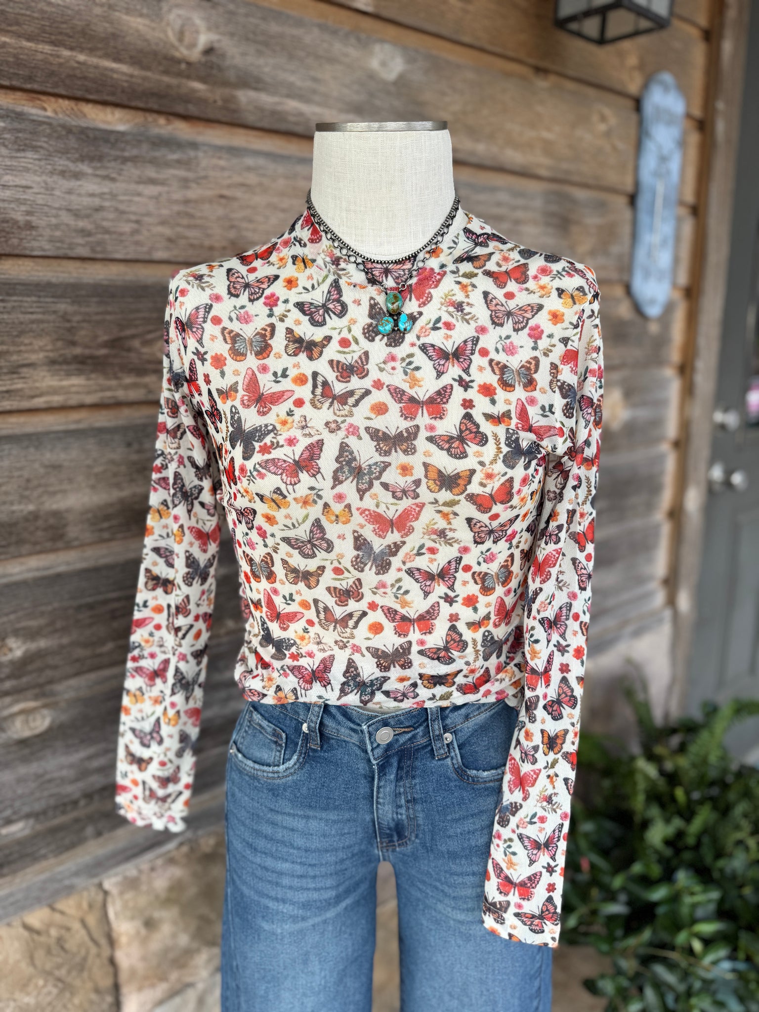 Buttterfly Mesh Top