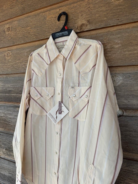 Cowboygirl Buttermilk Stripe Longsleeve