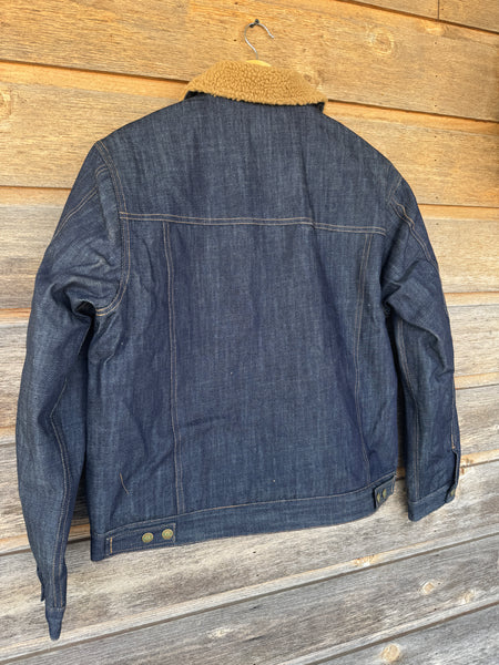 Ely Cattleman Vintage Reissue Denim Jacket with Sherpa