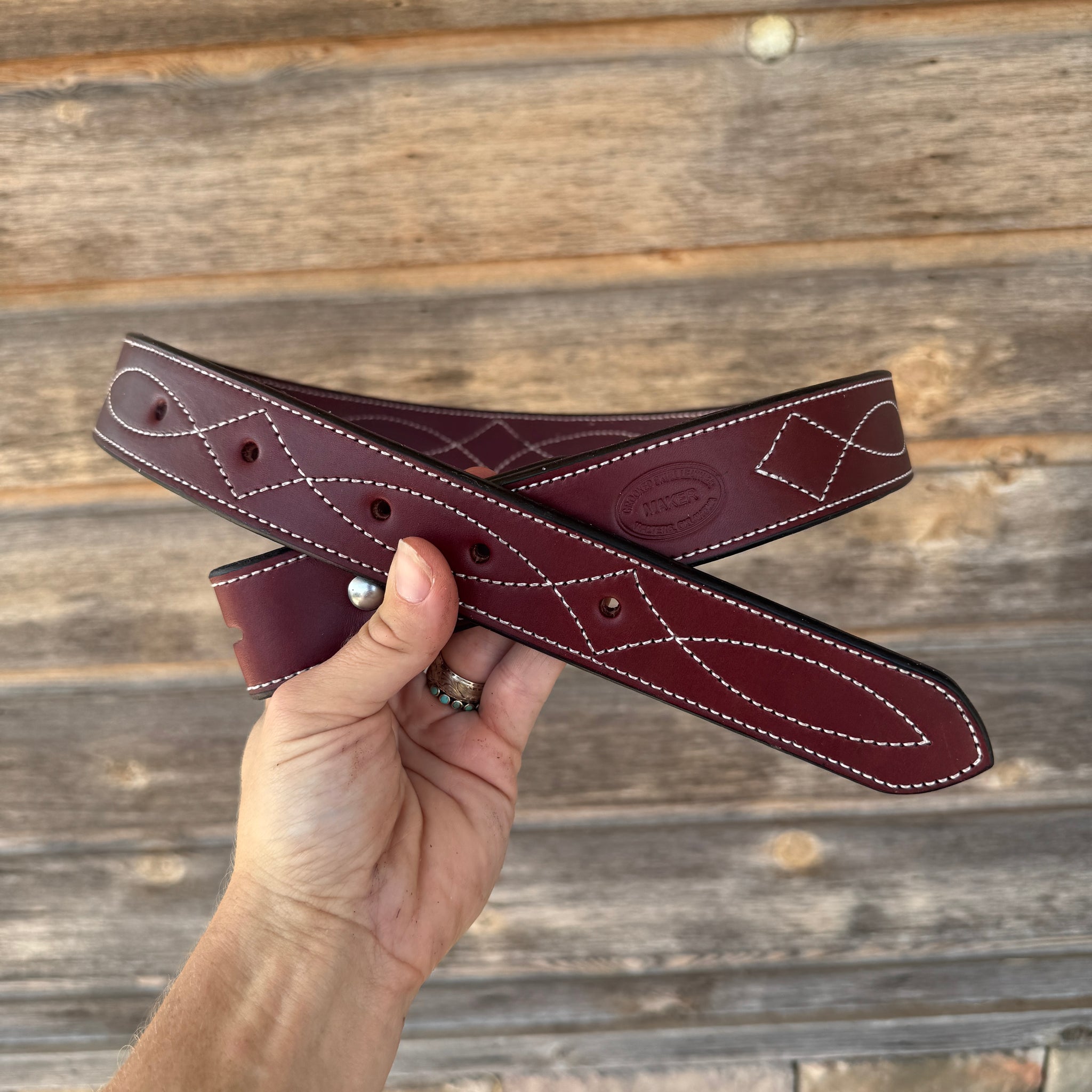 1.5" English Bridle Gunslinger Belts MADE TO ORDER