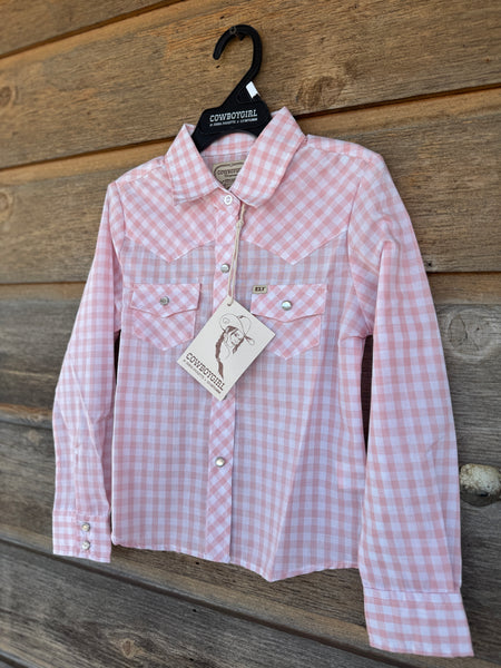 Cowboygirl Blossom Gingham LITTLE GIRLS