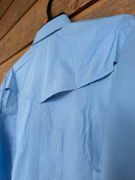 Ely Cattleman Vented Light Blue Longsleeve
