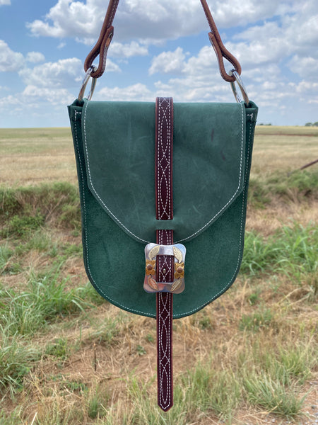 Legging Pocket Purse - Forest Green