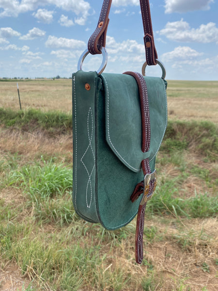 Legging Pocket Purse - Forest Green