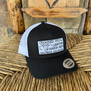 Logo Patch Hat - Black & White