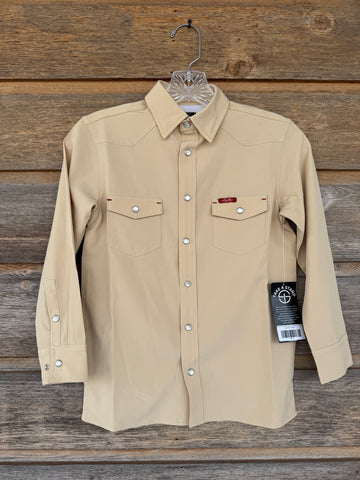 Youth Performance Long Sleeve - Khaki