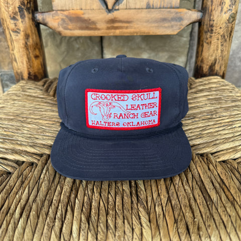 Logo Patch Hat - Navy w/ Red Patch