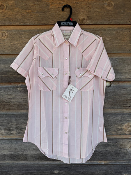 Cowboygirl Blossom Stripe Shortsleeve