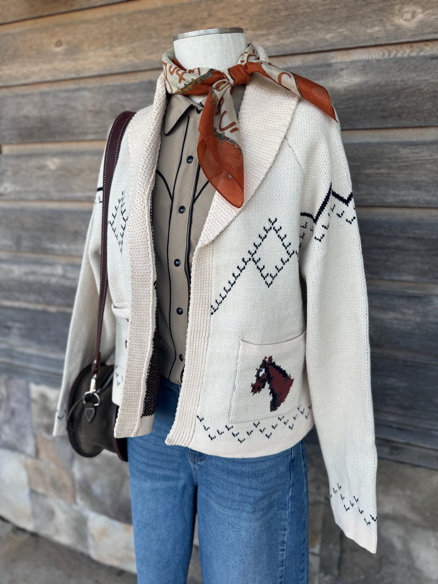 Western Horse Sweater