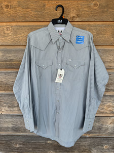 Ely Cattlemen Pro Outdoor Western Shirt - Grey Checker