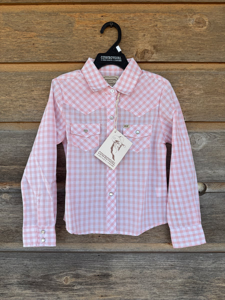 Cowboygirl Blossom Gingham LITTLE GIRLS