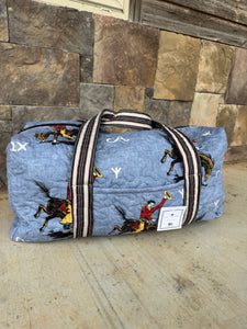 Large Quilted Duffle Bag