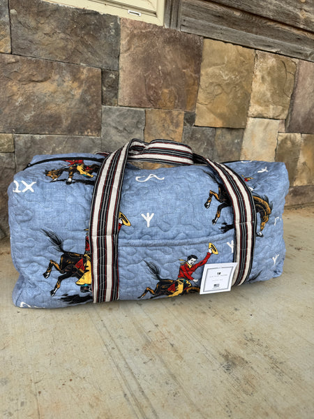 Large Quilted Duffle Bag