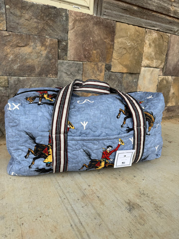 Large Quilted Duffle Bag