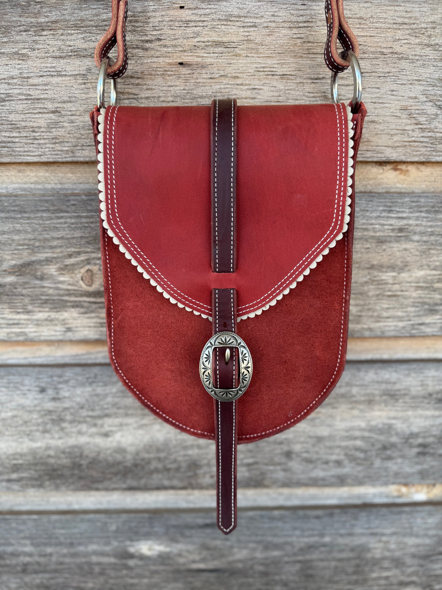 Legging Pocket Purse - Deep Red 11