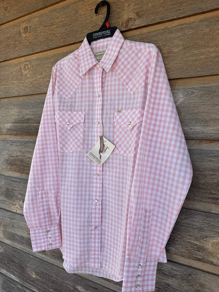 Cowboygirl Blossom Gingham Longsleeve