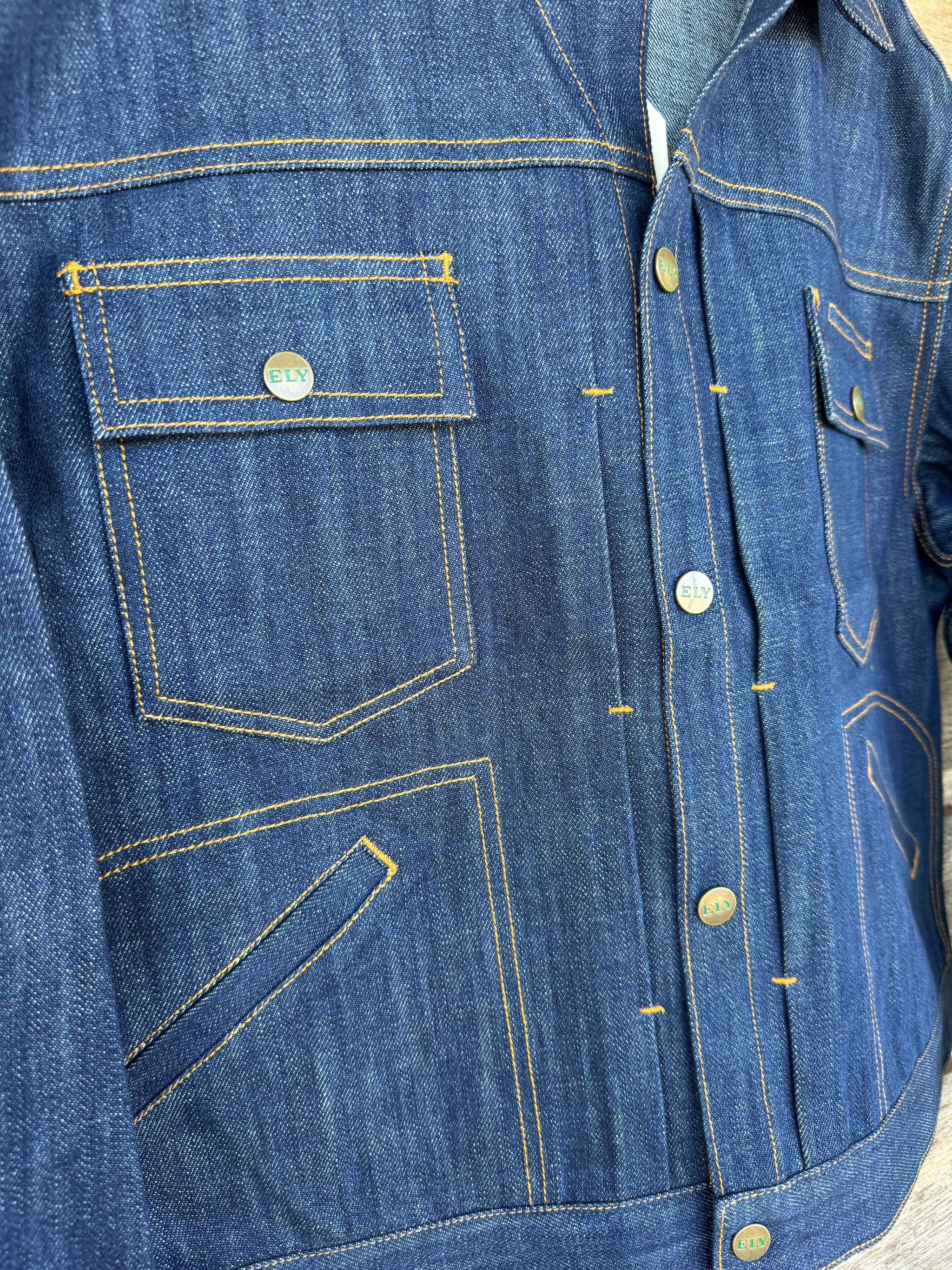 Ely Cattleman Denim Jacket – Crooked Skull Leather