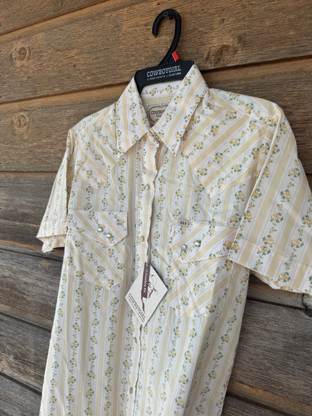 Cowboygirl Buttermilk Rose Shortsleeve