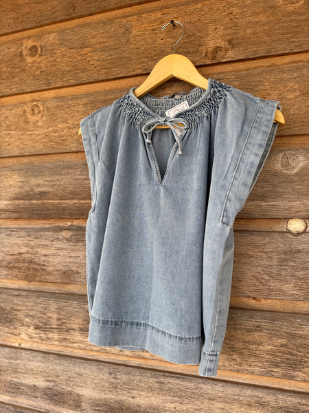 Denim Summertime Top
