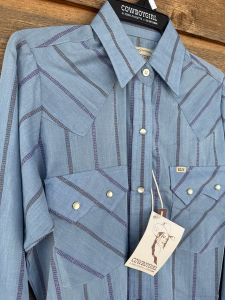Cowboygirl Dobby Stripe Longsleeve