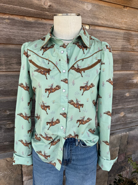 The Mint Bucking Performance Top