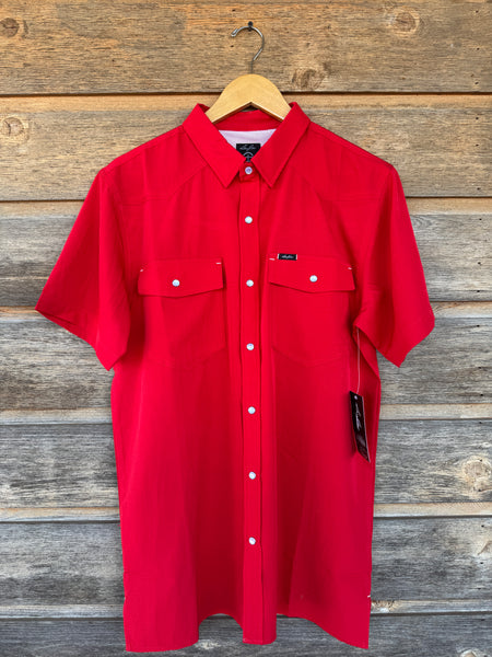 Red Performance Short Sleeve