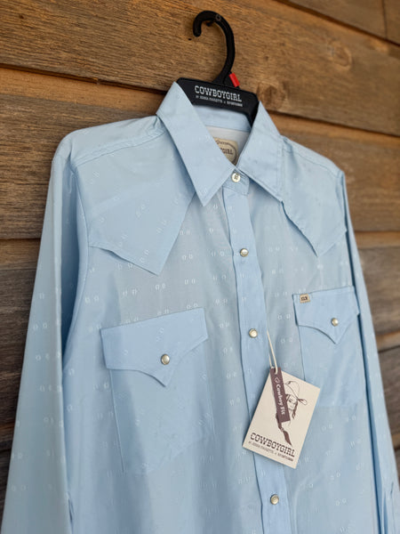 Cowboygirl Baby Blue VENTED Longsleeve