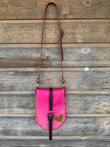 Legging Pocket Purse - Hot Pink Heart 3