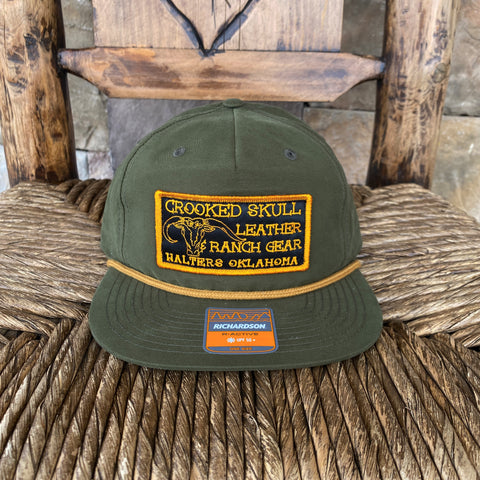 Logo Patch Hat - Olive Green