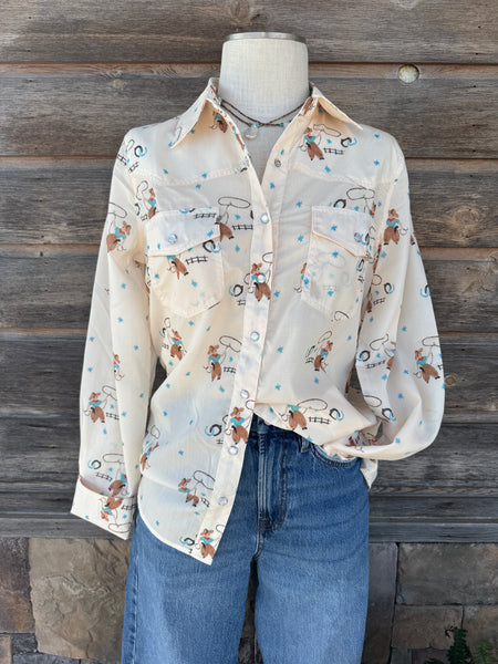 Starry Eyed Cowboy Pearl Snap