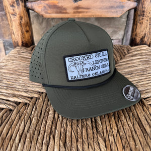 Logo Patch Rope Hat - Dark Green