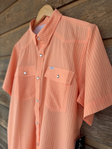 Peach Performance Short Sleeve