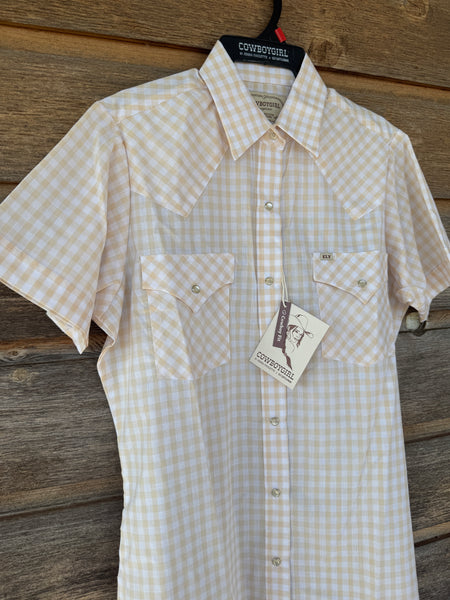 Cowboygirl Buttermilk Gingham Shortsleeve