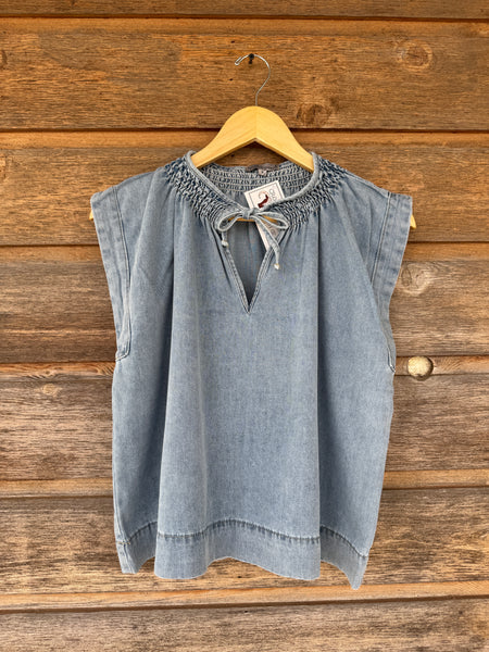 Denim Summertime Top