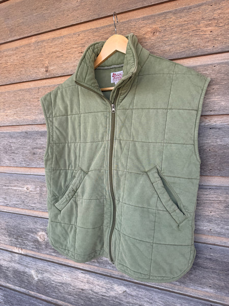 Olive Patch Vest